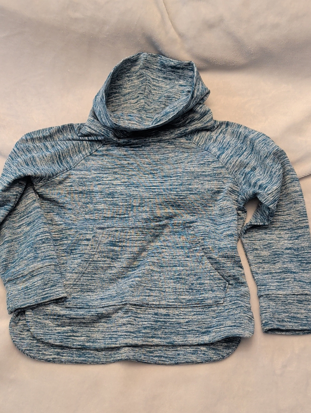jumping beans Blue Marled Cowl Neck Hoodie